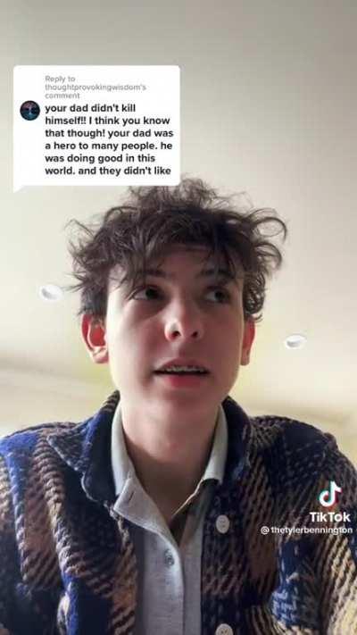 Chester Bennington's son calls out conspiracy theorists in his comments