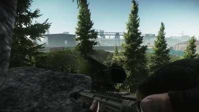 When you don't wanna waste expensive ammo on a scav