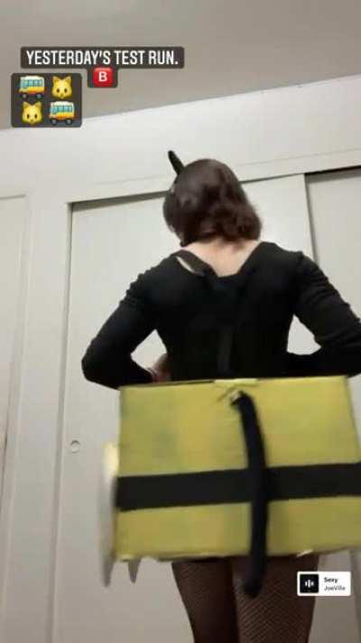 Halloween costume IG story