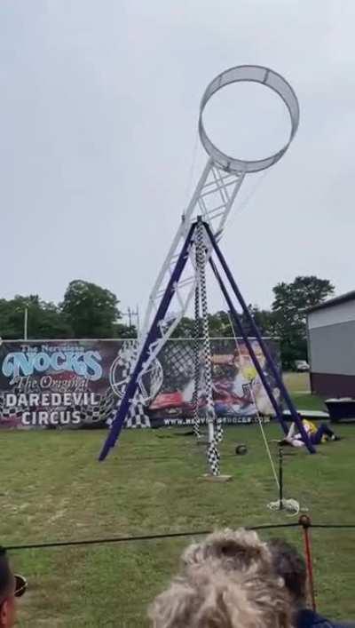 County fair stunt gone wrong.