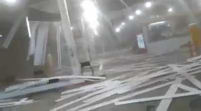 Recording a burning truck in a very nonsafe distance