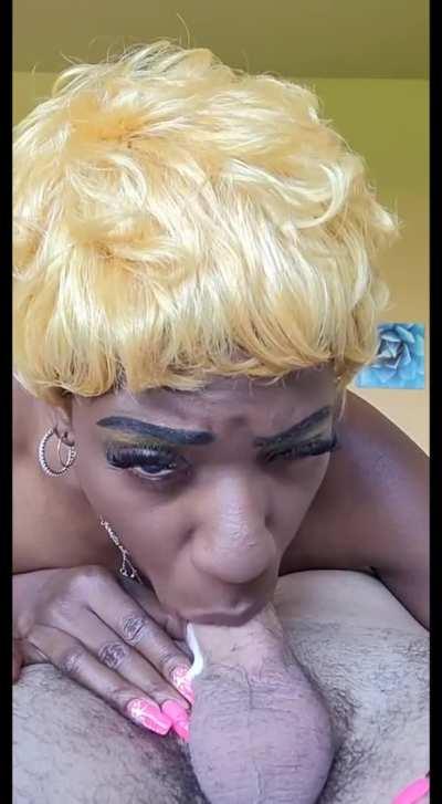 he couldn't handle my head so he gave me a throatpie without warning . . . how long would you last