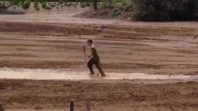 The young samurai didn't fully complete his training