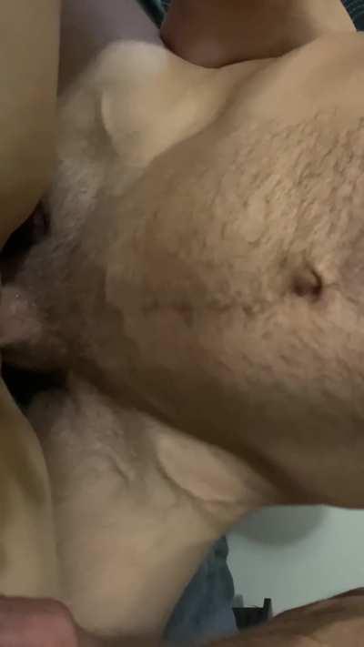 Rub it on my pussy before you slide it in