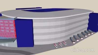 Arena São Caetano com Everlong - Foo Fighters de fundo