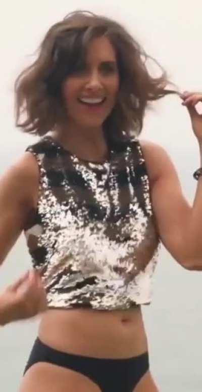 Christmas morning with Alison Brie