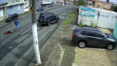 Brazillian Road Rage , gets fkd