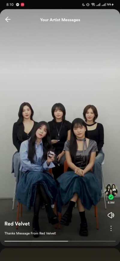 231129 Red Velvet’s Message for Spotify Wrapped 2023