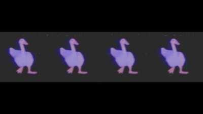 So i edited this video someone posted earlier making a green screen version wich completely destroyed my laptop and theese vaporwave ducks