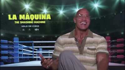 The Rock realized mid interview he was being interviewed by Dricus du Plessis.