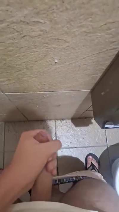 Came in a public bathroom for the first time 😈