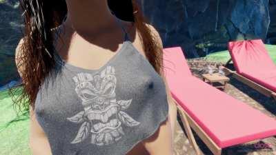 A cutting-edge cloth simulation, only for the pleasure