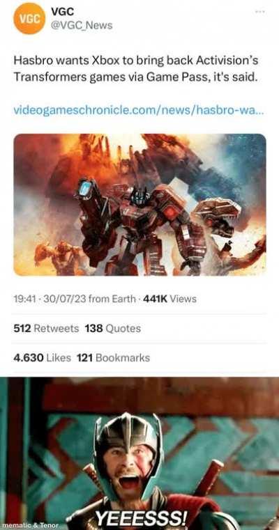 We are so fucking back.