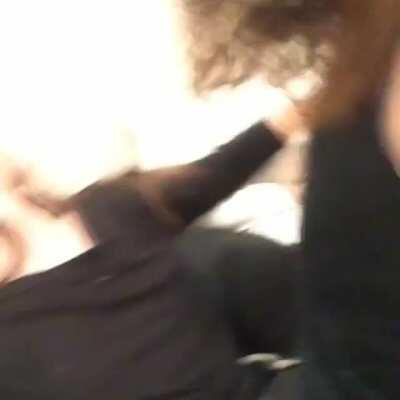 Dry humping her friend