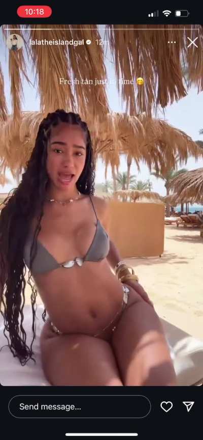 Lala baptise (IG story new)