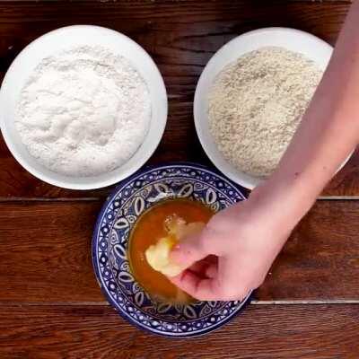 Cod Goujons with Homemade Tartare and Burnt Lemon