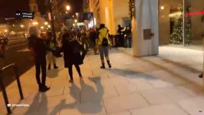 Antifa get chased down by Proud Boys at 'STOP THE STEAL' rally in D.C.