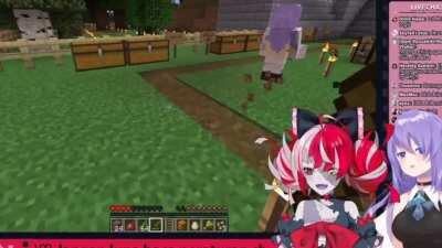 Ollie's reaction after Moona kissed her