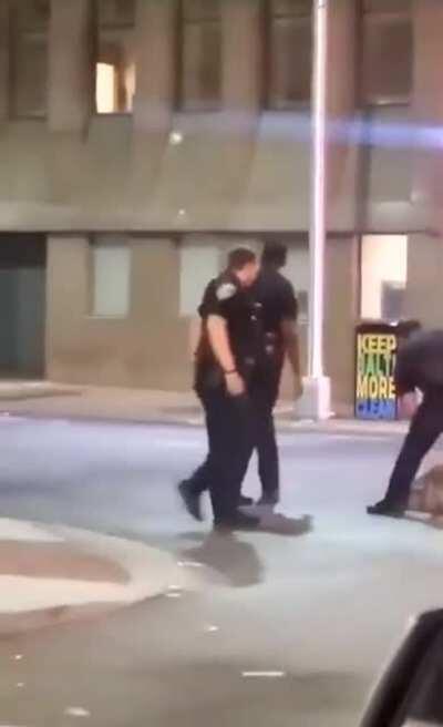 HMF while I punch this cop