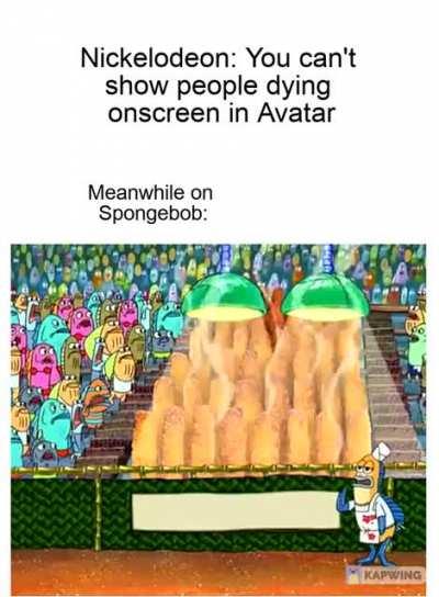 They're selling fish sticks to fish.