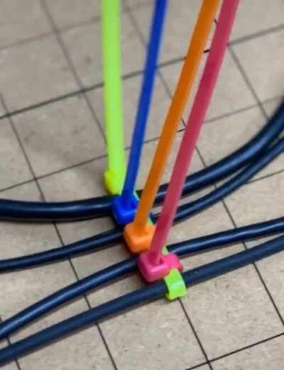 How to get wires to stop tangling.
