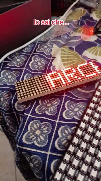 Matrix 8*32: Arduino