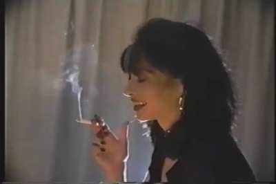 Loves to hold smoke in her lungs