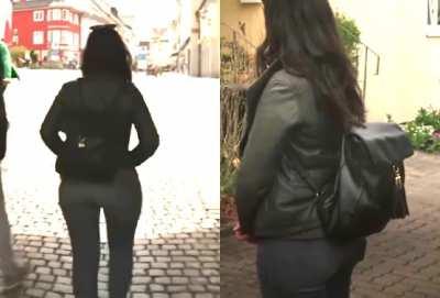 Dena Takruri, Producer & Journalist. 40 Seconds straight of her underappreciated Curves. (AJ+)