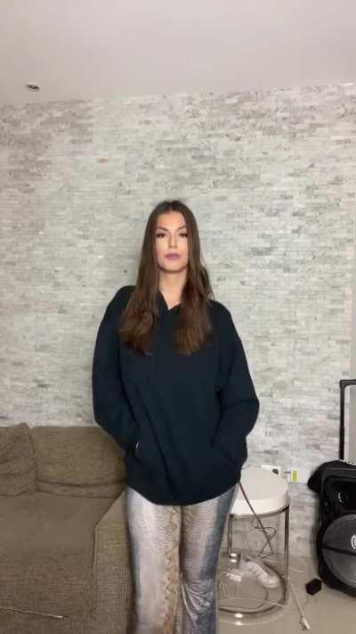 96 - Blue Silk Skirt