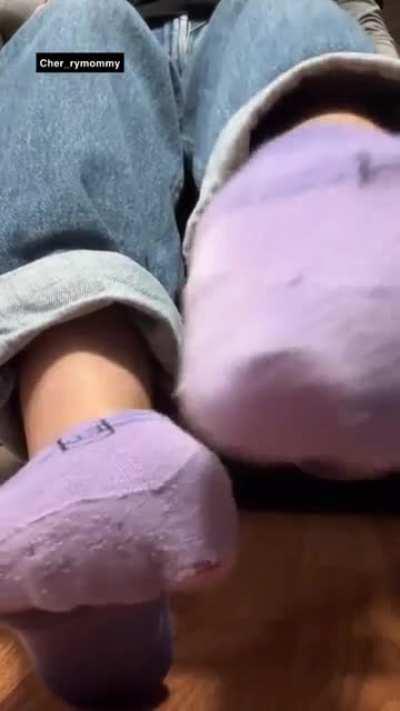 These socks are so old, sweaty, and stinky it’s truly time to get new ones!