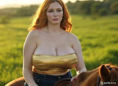 Christina Riding In The Fields