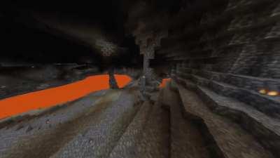 I found this HUGE cave and it's so beautiful | Seed: -1146238216109357148