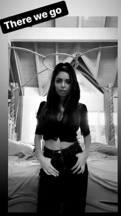 Checking herself out pt.2