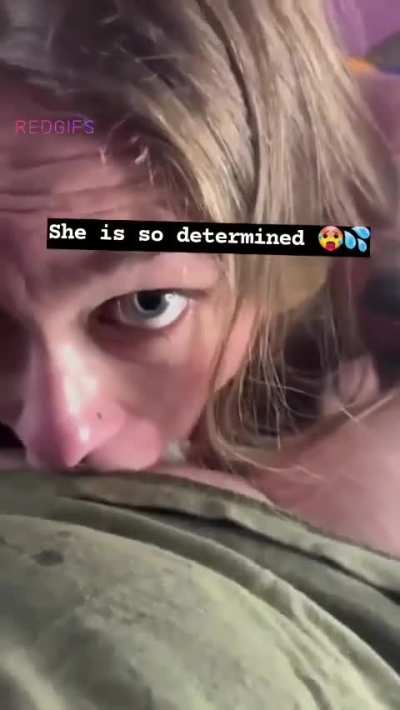 She worked so hard, didn't she ? 🍆💦