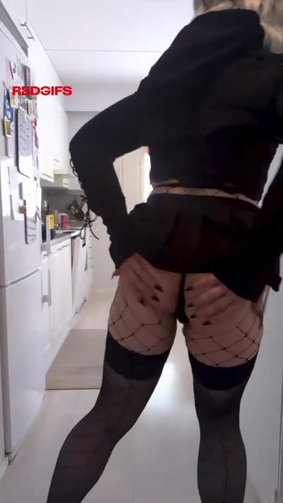 Doing my best to seduce you. Would you pound me right here and now?