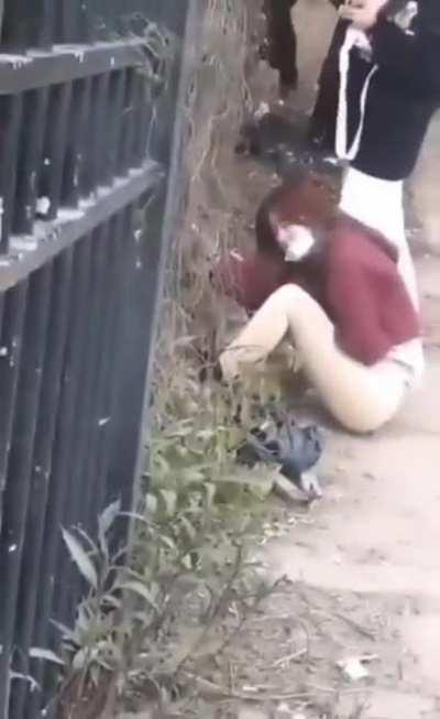 To jump over this fence