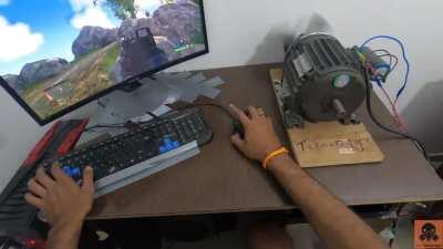 Controller Rumble is not enough to feel the game, Just Rumble Everything!