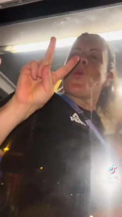 New Zealand team celebrating to DJ Bravo song 