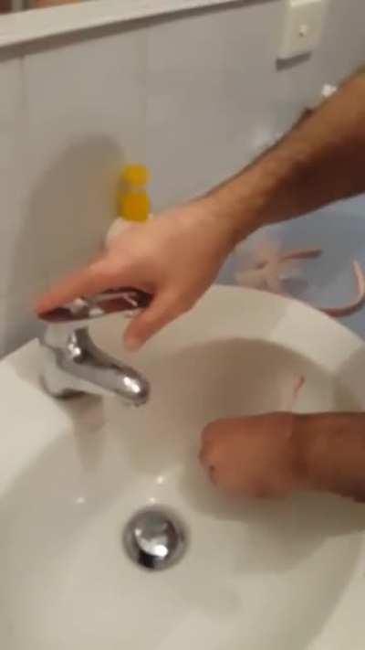 Big cyst on face exploding