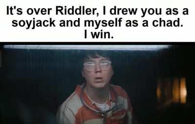 Can you not spread stupid glowing trophies all around Gotham FOR 5 FUCKING MINUTES!!!