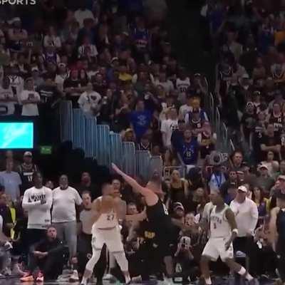 Rudy Gobert Game 7 4th-Quarter Step-back One Leg Jumper Over Jokic Set to Titanic Theme 
