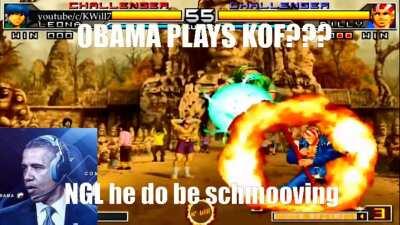 Obama is good at video games.