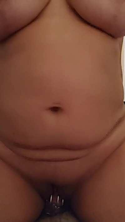 We celebrated 2 weeks locked. She said she had a surprise for me. Looks like we're just getting started. (Sound)