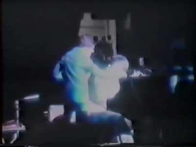 A clip of Elvis performing 'Unchained Melody', December 29th 1976