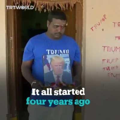 Man worships Trump as a 'god,' hopes to meet him during visit