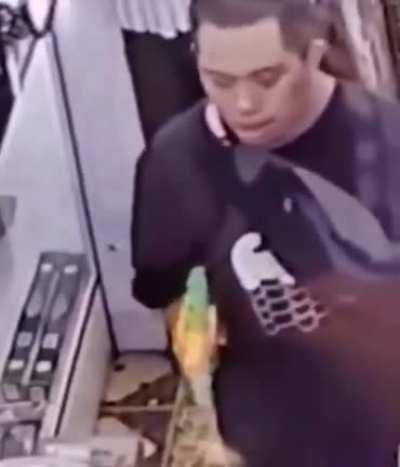 Just an attempted robbery by a space cadet