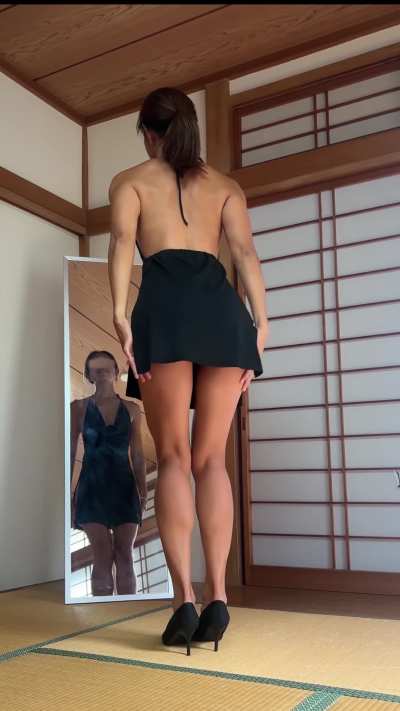So much lust with a Japanese mom in high heels