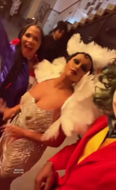 During Halloween party via insta story 10-26-24