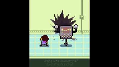 Mettaton and Frisk dance