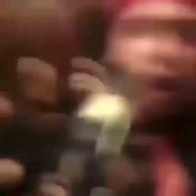 walking in and disrespecting a dead person at their funeral